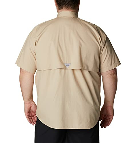 COLUMBIA MEN'S BONEHEAD SHORT SLEEVE SHIRT - SIZE: MEN L - FOSSIL