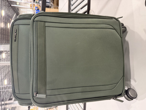 SAMSONITE RELITE 4-WHEEL SPINNER CARRY ON CEDAR GREEN, 16.5X10.8X23.2 New