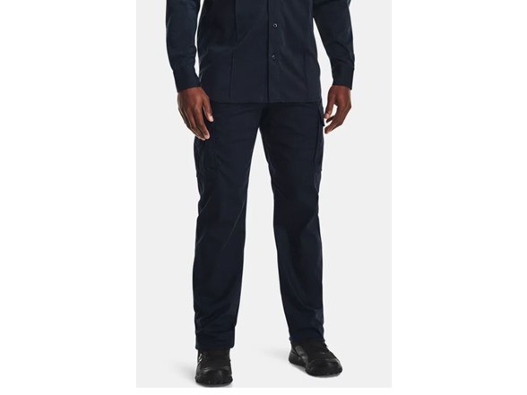 UNDER ARMOUR MEN'S WORKWEAR UNHEMMED PANTS - SIZE: MEN 42/37 - DARK NAVY New