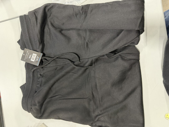 BLUE ICE PREMIUM CLOTHING MEN'S FLEECE JOGGER LOUNGE PANT SIZE: MEN 3XL - BLACK New