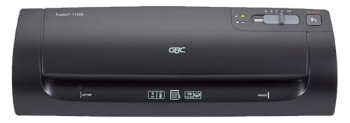 GBC THERMAL LAMINATOR MACHINE, FUSION 1100L, 9", 4 MIN WARM-UP, 3 OR 5 MIL