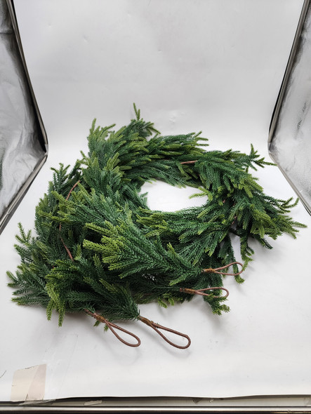 TOWPONICS 24FT（4 * 6FT）CHRISTMAS NORFOLK PINE GARLAND - Norfolk Pine