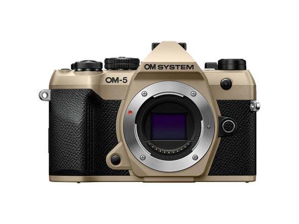 OM SYSTEM OM-5 Mark II Mirrorless Camera, Sand Beige