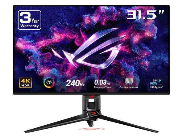 ASUS ROG Swift 32 inch UHD 4K 240Hz AMD FreeSync Premium Pro & G-SYNC Compatible