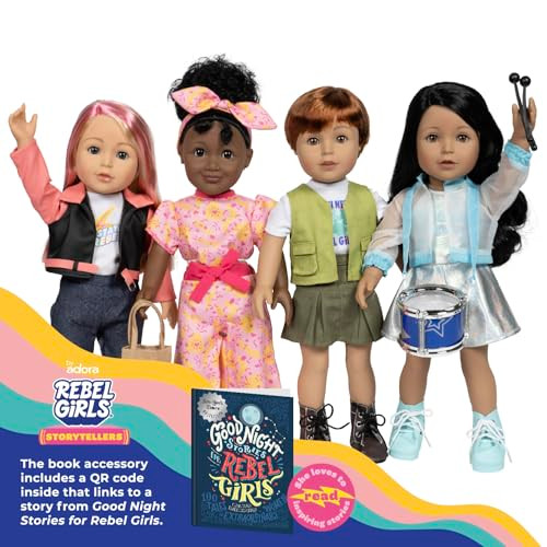 ADORA 18" REBEL GIRLS DOLL COLLECTION - INSPIRED BY GOOD NIGHT STORIES REBEL New