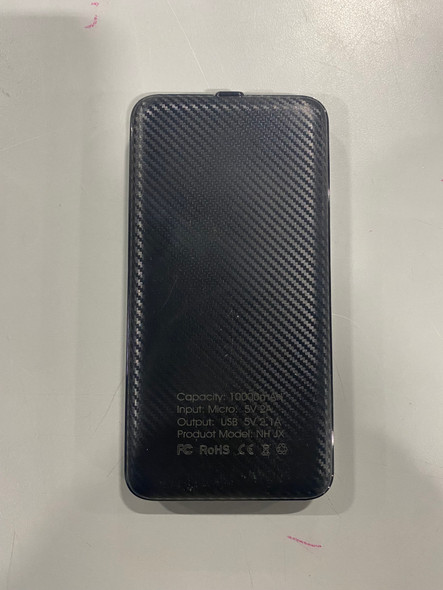 ALPCOUR PORTABLE BATTERY TWO USB PORTS TYPE C CHARGING PORT MICRO USB - BLACK