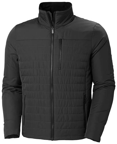 HELly-HANSEN CREW INSULATOR JACKET LIGHTWEIGHT SAILING JACKET MEN L BLACK
