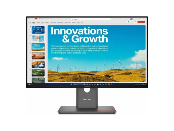 Lenovo ThinkVision P24QD-40 24" Class WQHD LED Monitor - 16:9 -IPS - 2560 x 1440