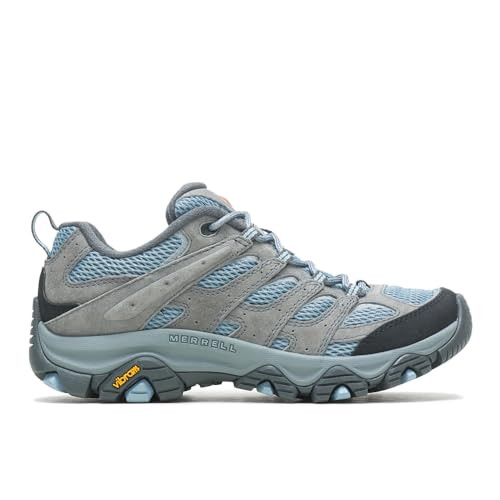 JO36344 Merrell Women's Moab 3 Hiking Shoes Grey/Blue Size 9