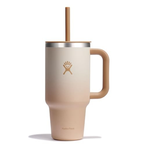 HYDRO FLASK 32 OZ TRAVEL TUMBLER STRAW INSULATED 32 OZ - HONEY OMBRE New