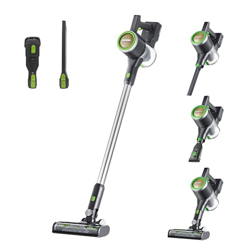EUREKA RAPIDCLEAN ULTRA NEC370GR CORDLESS STICK VACUUM WITH LED LONG TIME GREEN