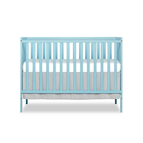 Dream On Me Synergy 5-in-1 Convertible Crib 657-AQ - AQUA SKY