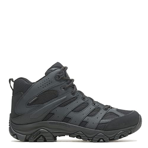 MERRELL MOAB 3 TACTICAL MID WATERPROOF BOOTS MEN 11.5 BLACK