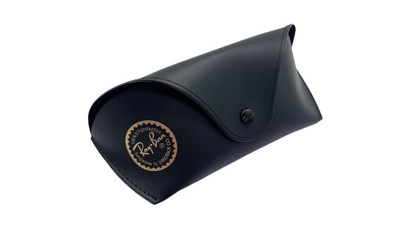 RAY-BAN LARGE LEATHERETTE CASE - BLACK