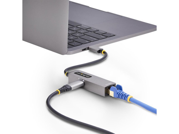 StarTech 2.5GbE USB-C to Ethernet Adapter, 100W PD Pass-Through, NBASE-T NIC,