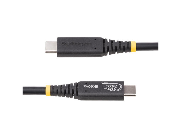 StarTech 1m USB4 Cable, USB-IF Certified USB Type-C Data Transfer Cable
