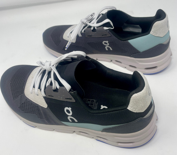 ON MEN'S CLOUDRIFT SNEAKERS - SIZE: MEN 8- MAGNET/GRAY/BLUE MIST