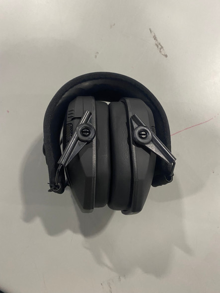 WALKER'S RAZOR SLIM ELECTRONIC SHOOTING HEARING PROTECTION MUFF - BLACK