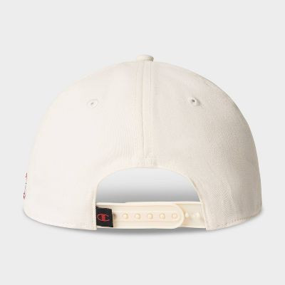 CHAMPION ADULT CLASSIC TWILL BASEBALL HAT - CREAM New