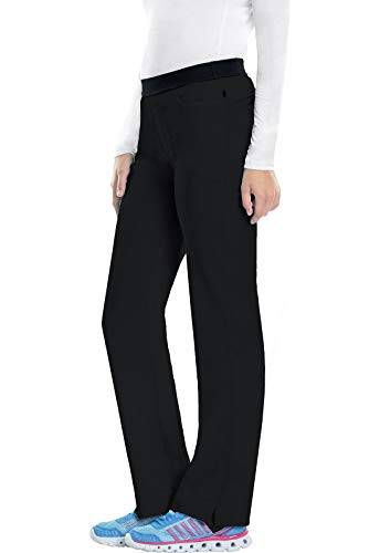 CHEROKEE WOMENS INFINITY LOW RISE SLIM PULL-ON PANT - SIZE: WOMEN M - BLACK New