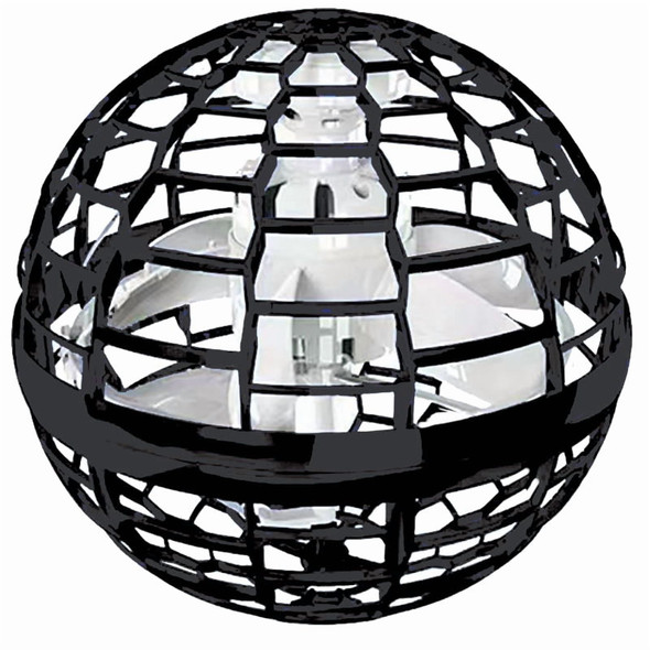 REMARKABLE GOODZ ORBIT CATCH GLOWING DRONE TOY - BLACK New