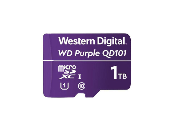 WD Purple WDD100T1P0C 1 TB Class 10/UHS-I U1 microSDXC