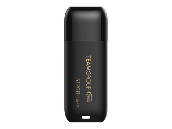 TEAMGROUP C175 512GB USB 3.2 Gen 1 Flash Drive Rounded Streamlined Unibody