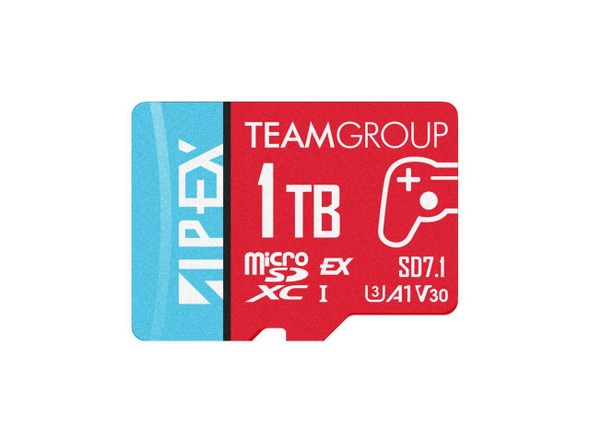 Team 1TB Ultra-Fast microSDXC UHS-I/U3 Memory Card with Adapter, compatible with