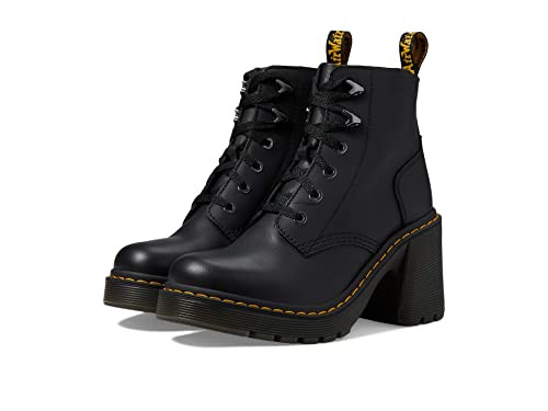 27613001 DR. MARTENS WOMENS JESY 6 TIE BOOT BLACK SENDAL SIZE W11