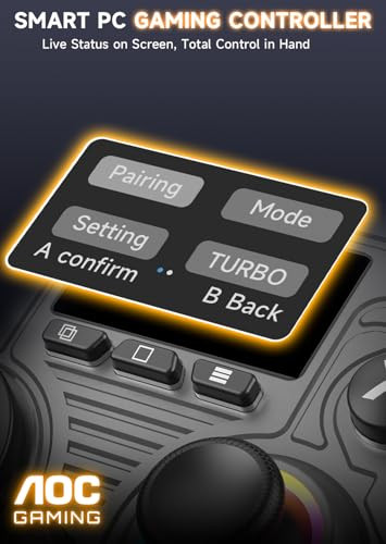 AOC PC CONTROLLER INTERACTIVE WIRELESS PC/SWITCH/IOS/ANDROID GC310 - BLACK