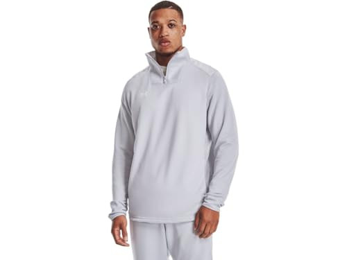 UNDER ARMOUR Men's Command 1/4 zip Pullover Mod Gray M