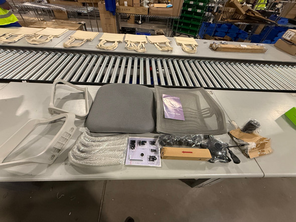 GENERIC MESH GRAY OFFICE CHAIR - GRAY