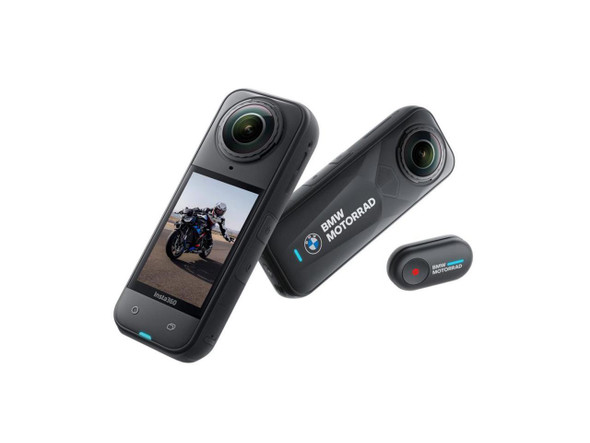 Insta360 X5 8K 360 BMW Motorrad Edition Action Camera, Midnight Black