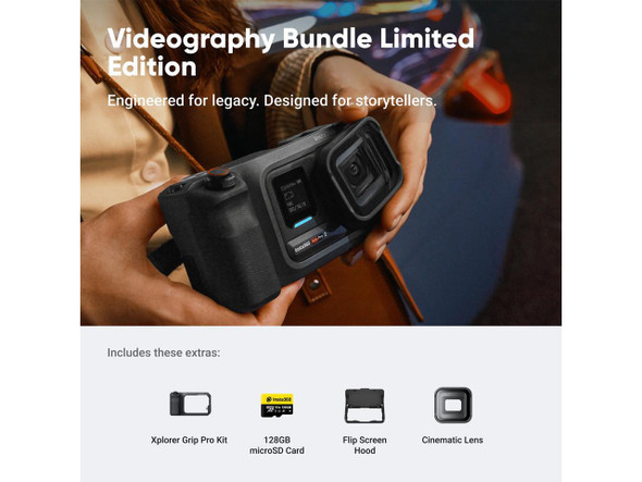 Insta360 Ace Pro 2, 8K AI-Powered Action Camera, Videography Bundle Limited