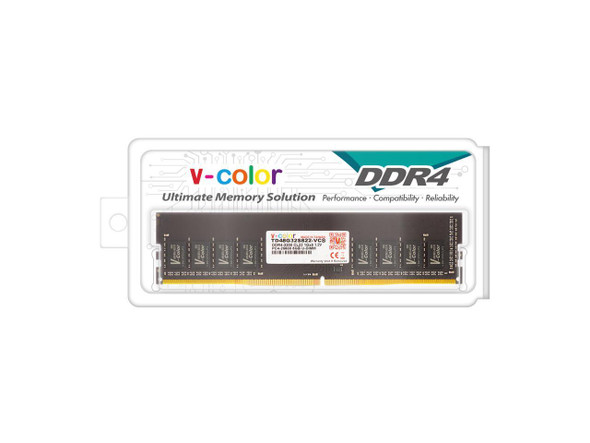 v-color 8GB DDR4 DRAM 3200MHz (PC4-25600) CL22 1.2V U-DIMM Desktop Memory Ram