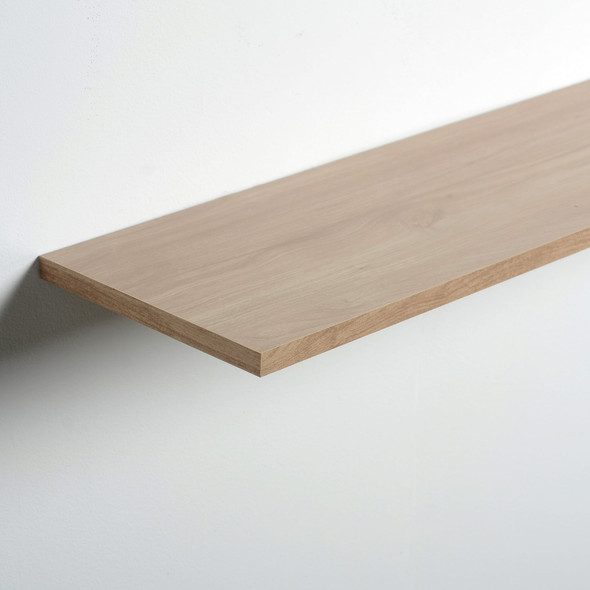 DELTA CYCLE MODERN 24 IN X 24 IN WOOD FLOATING SHELF SET 2 COUNT - WOOD New