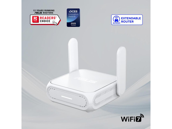 ASUS RT-BE58 Go Dual-band WiFi 7 Portable Travel Router, 3600 Mbps, 4G/5G