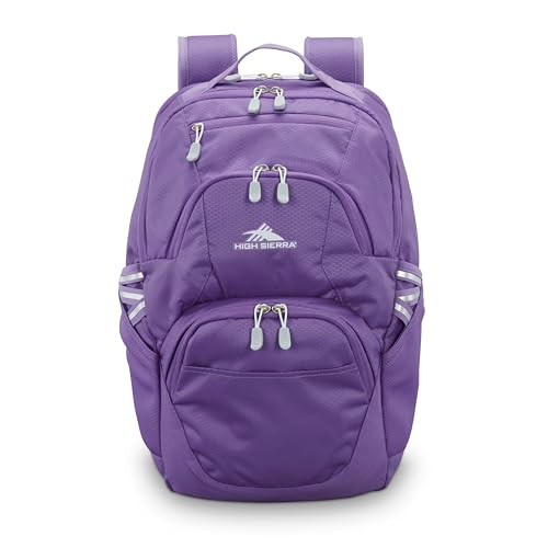 HIGH SIERRA SWOOP SG BACKPACK TRAVEL WORK LAPTOP BOOKBAG LIGHT PURPLE - NEW New