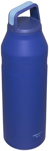 STANLEY ICEFLOW CAP AND CARRY WATER BOTTLE WIDE MOUTH TWIST LID - LAPIS New