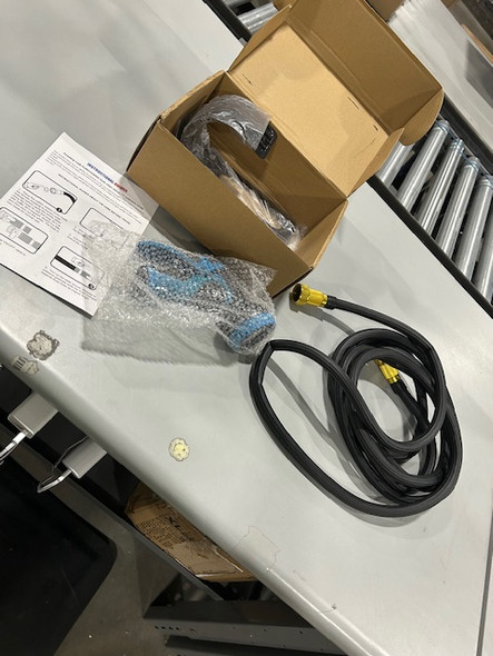 GENERIC 25FT EXPANDABLE GARDEN HOSE WITH 10 FUNCTION NOZZLE - BLACK