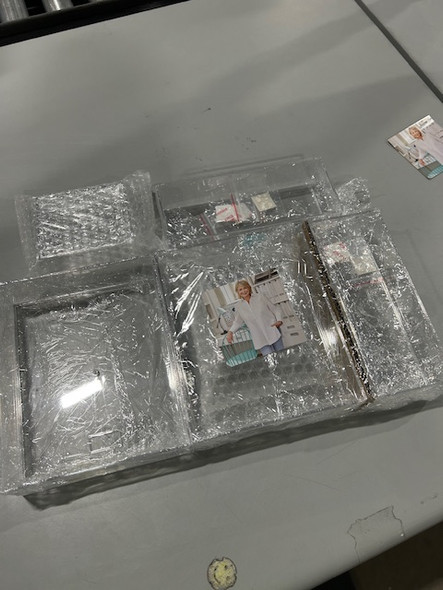 MARTHA STEWART 6 PIECE CLEAR JEWELERY SET - CLEAR New