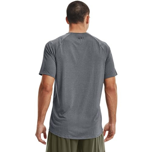 1345317 UNDER ARMOUR TECH 2.0 NOVELTY SHORT-SLEEVE T-SHIRT MEN MD/M GRAY New