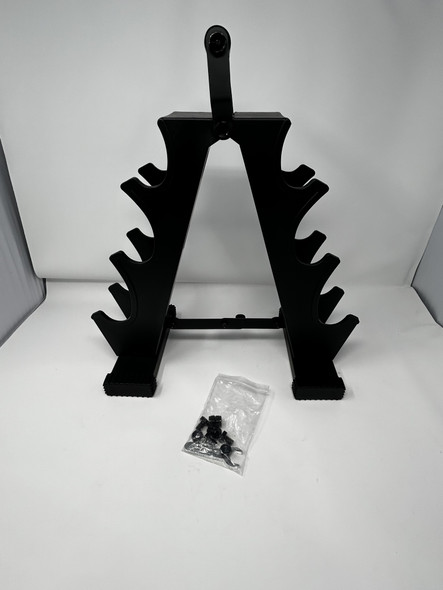 GENERIC A-FRAME DUMBBELL STORAGE RACK 13 INCH HEIGHT - BLACK