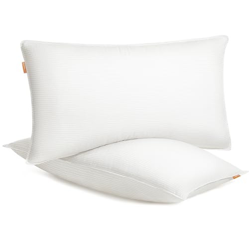 SONGMICS HOME Bed Pillows King Size Set of 2,Down Alternative Hotel Pillow