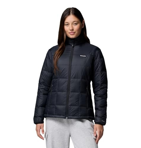 COLUMBIA VOODOO FALLS 590 TURBODOWN II JACKET SIZE: WOMEN M - BLACK New