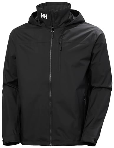 HEL HYDRO MEN'S CREW HOODED JACKET 2.0 PROTECTION - SIZE: MEN 2XL - BLACK New