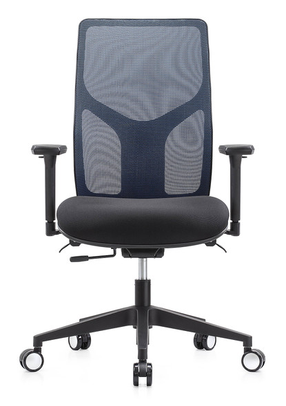 OFFICE DEPOT WORKPRO 4000 SERIES MESH/FABRIC HIGH-BACK EXECUTIVE CHAIR - BLUE