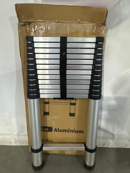 RIKADE TELESCOPING LADDER 16.5FT & ATTIC LADDER HEAVY DUTY - ALUMINUM