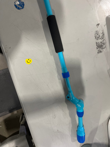 AQUA JOE AJ-TWB72 72" TELESCOPIC TORNADO WATER BLASTER 3 SPRAY PATTERNS - BLUE