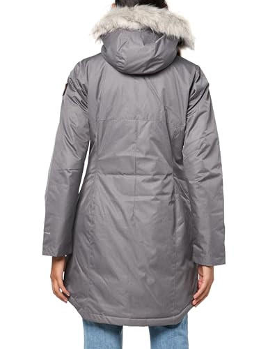 179975 COLUMBIA WOMEN'S SUTTLE MOUNTAIN LONG INSULATED JACKET CITY GRAY M New